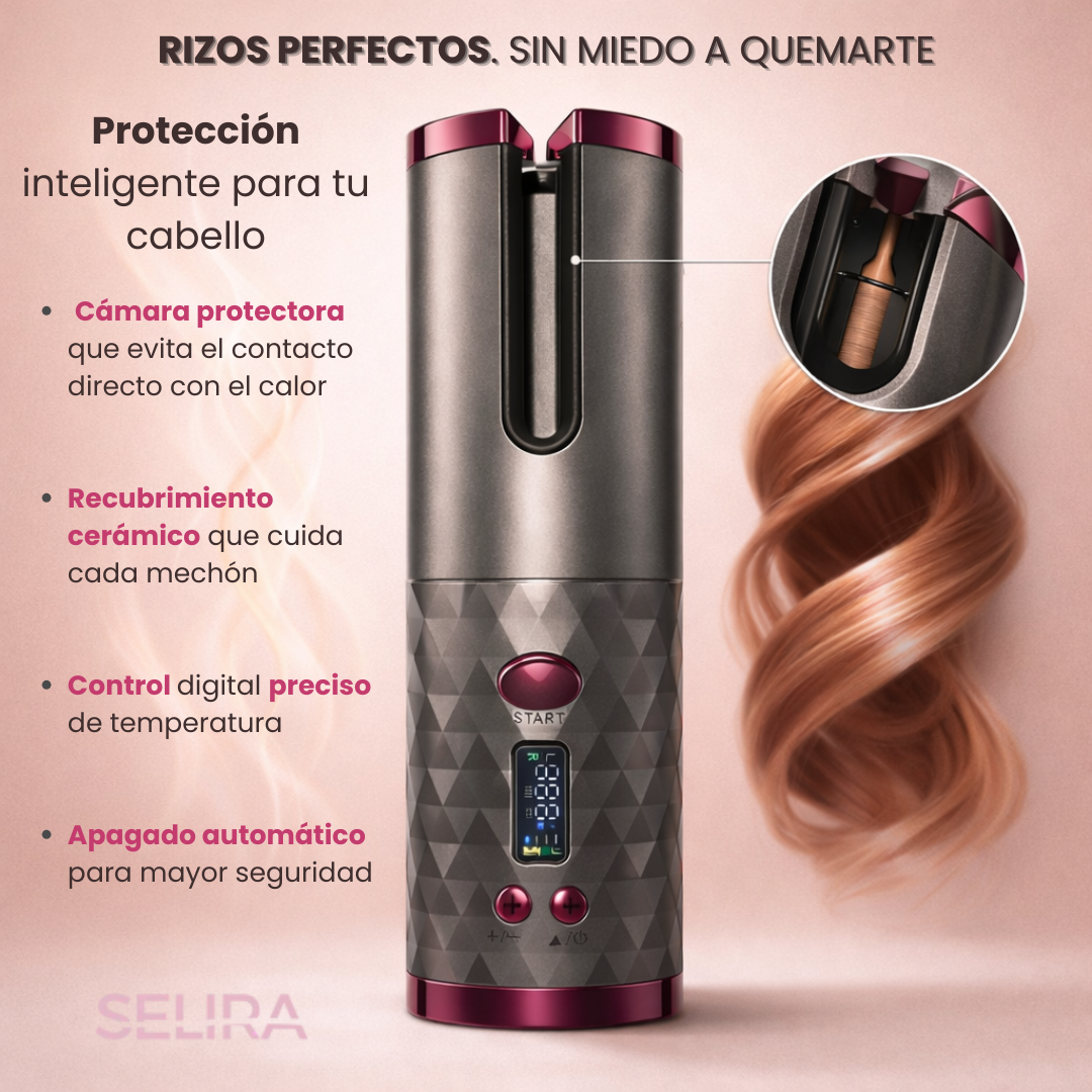 Selira Curlia™ – Rizador de Pelo Automático